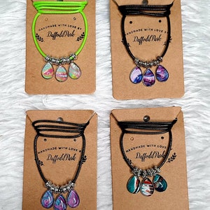 Triple Drip Charm Necklace