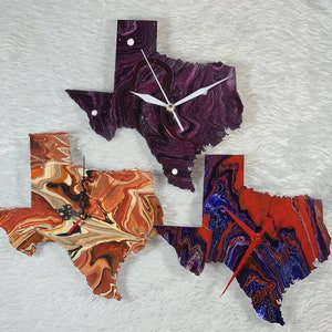 Texas-Shaped Clocks