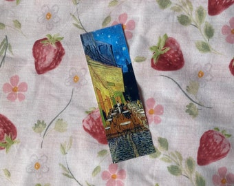 vincent van gogh ‘café terrace at night’ bookmark