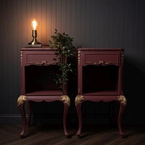 Louis style bedside cabinets| Vibrage nightstands| Bespoke made to order furniture