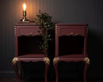 Louis style bedside cabinets| Vibrage nightstands| Bespoke made to order furniture