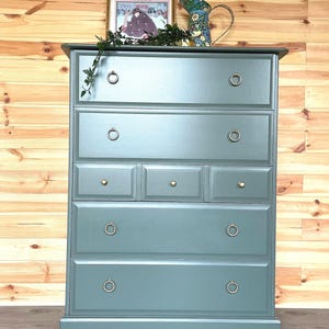 Chest of drawers, stag furniture, tall chest of drawers, wooden dresser, vintage furniture