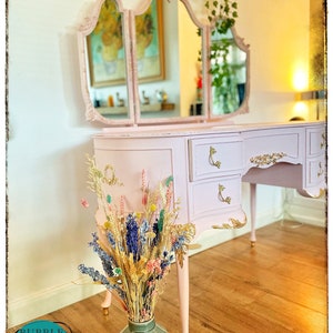 French  Style dressing table | Olympus vanity | Bespoke vintage furniture| Louis furniture | Custom vanity | Dressing table