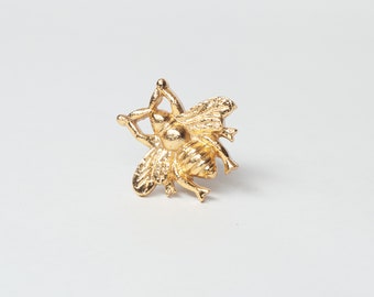 Poignée de porte Golden Bee - Poignée de meuble Petite abeille - Accessoire de maison Insecte - Quincaillerie de luxe