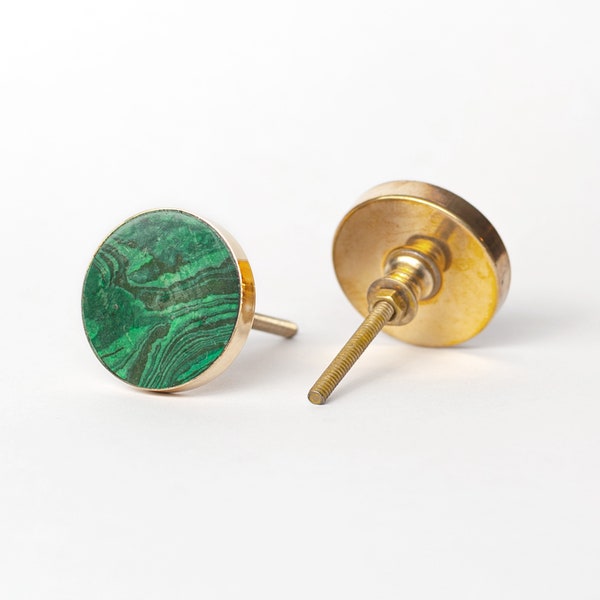 Green Brass Door Knob - Door Hardware- Cheerful Home Accessory- Boho lifestyle