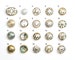 Brass and Mother of Pearl Door Knobs - Shell Brass one Hole Knobs - Luxury Nacre Home Accessory 