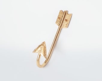 Golden Arrow Wall Hook - Stylish and Functional Decor for Your Space
