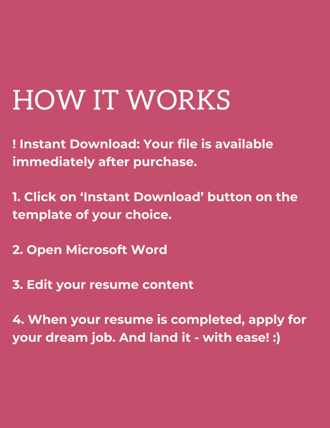 Resume Template Word, Resume Templete, Resume Template Simple, Editable