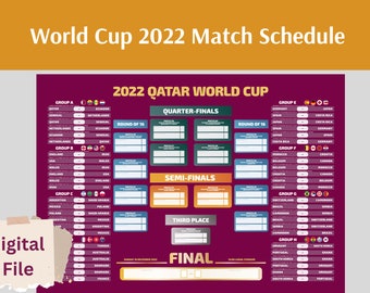 World Cup bracket: Argentina-France for FIFA World Cup 2022 final; date,  printable wall chart 