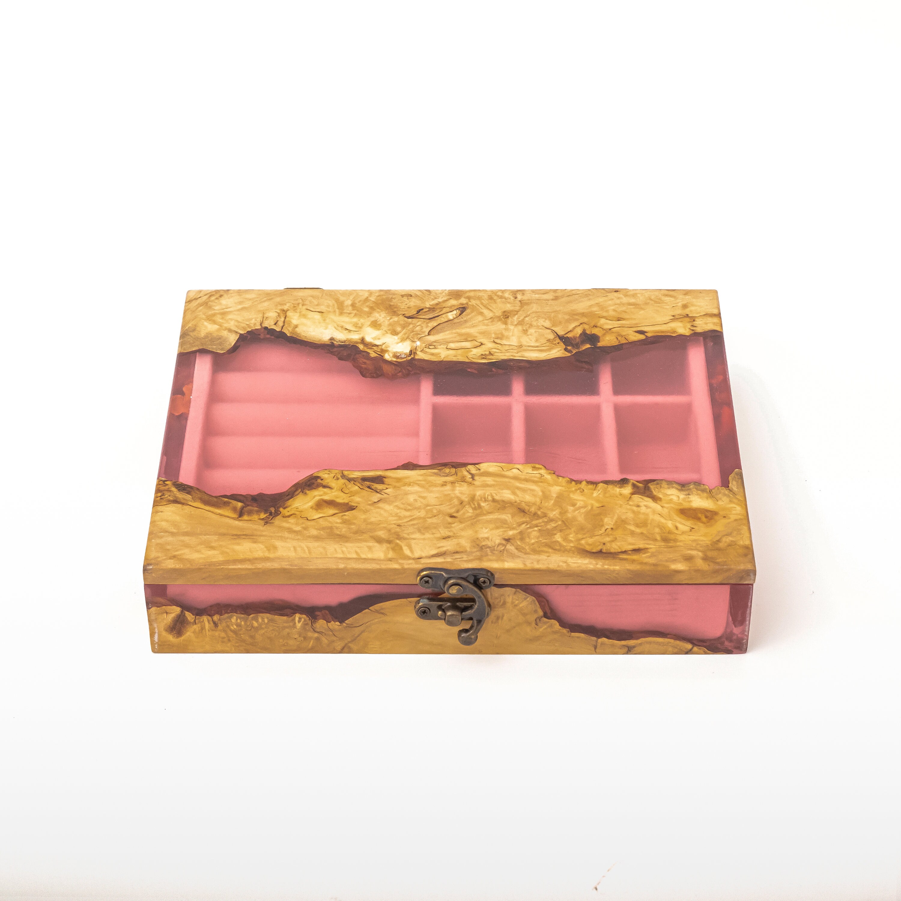 Resin Jewelry Box Jewelry Box Wooden Jewelry Box Etsy