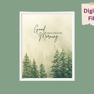Christmas Printable Wall Art, Wall Art Prints, Christmas Tree Print, Bedroom Poster, Digital File Printable, Instant Download A3 & A4, WA002