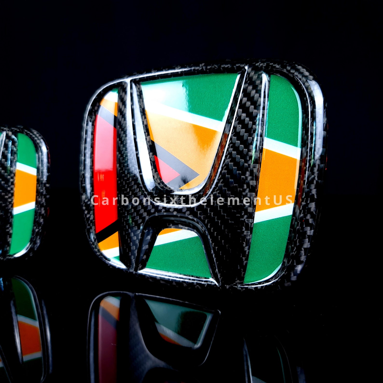 CUSTOM YOUR DESIGN Carbon Fiber Honda Emblem Grille Emblem Etsy