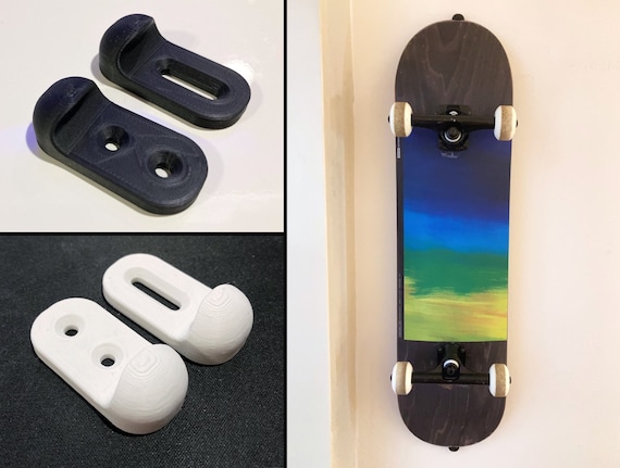 Skateboard-Wandhalterung Aus Bambus – Robustes Design Für Skateboard, Longboard & Snowboard