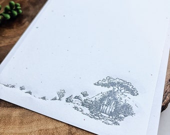 A Halfling's Home Handmade Letterpress Stationary with Custom Inks