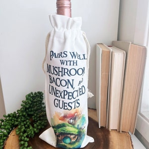 Middle-earth Wine Bottle Bags: Pairs Well with Mushrooms, Bacon, and Unexpected Guests