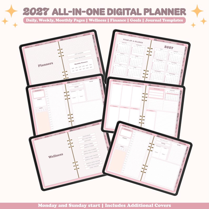 Digital Planner 2027, Dated Digital Planner, Goodnotes Notability ...