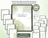 Digital Plant Journal (Log up-to 160 Plants), Plant Care Planner Journal Tracker, Digital Planner, IPad Goodnotes Planner