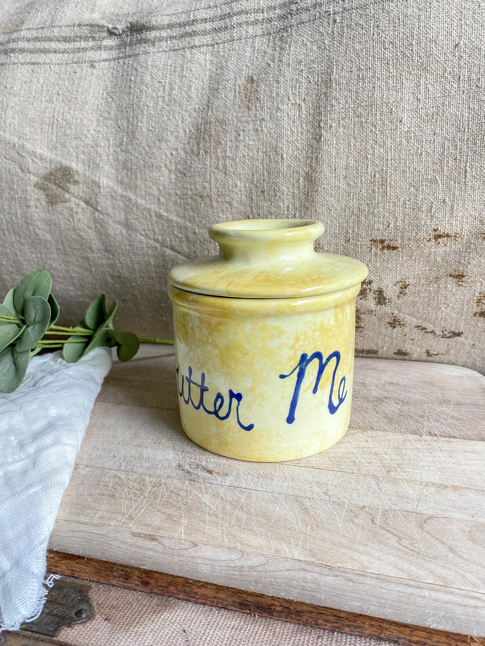 Vintage Butter Me Up Butter Dish / vintage decor / kitchen Etsy