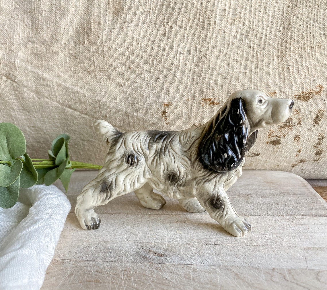 working cocker spaniel figurines