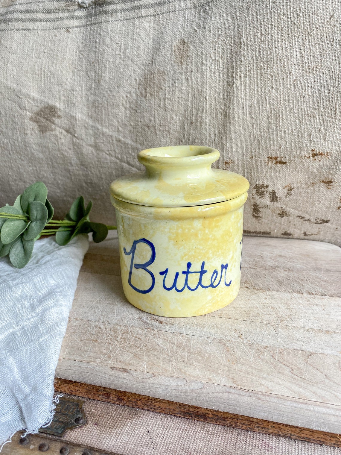 Vintage Butter Me Up Butter Dish / vintage decor / kitchen Etsy
