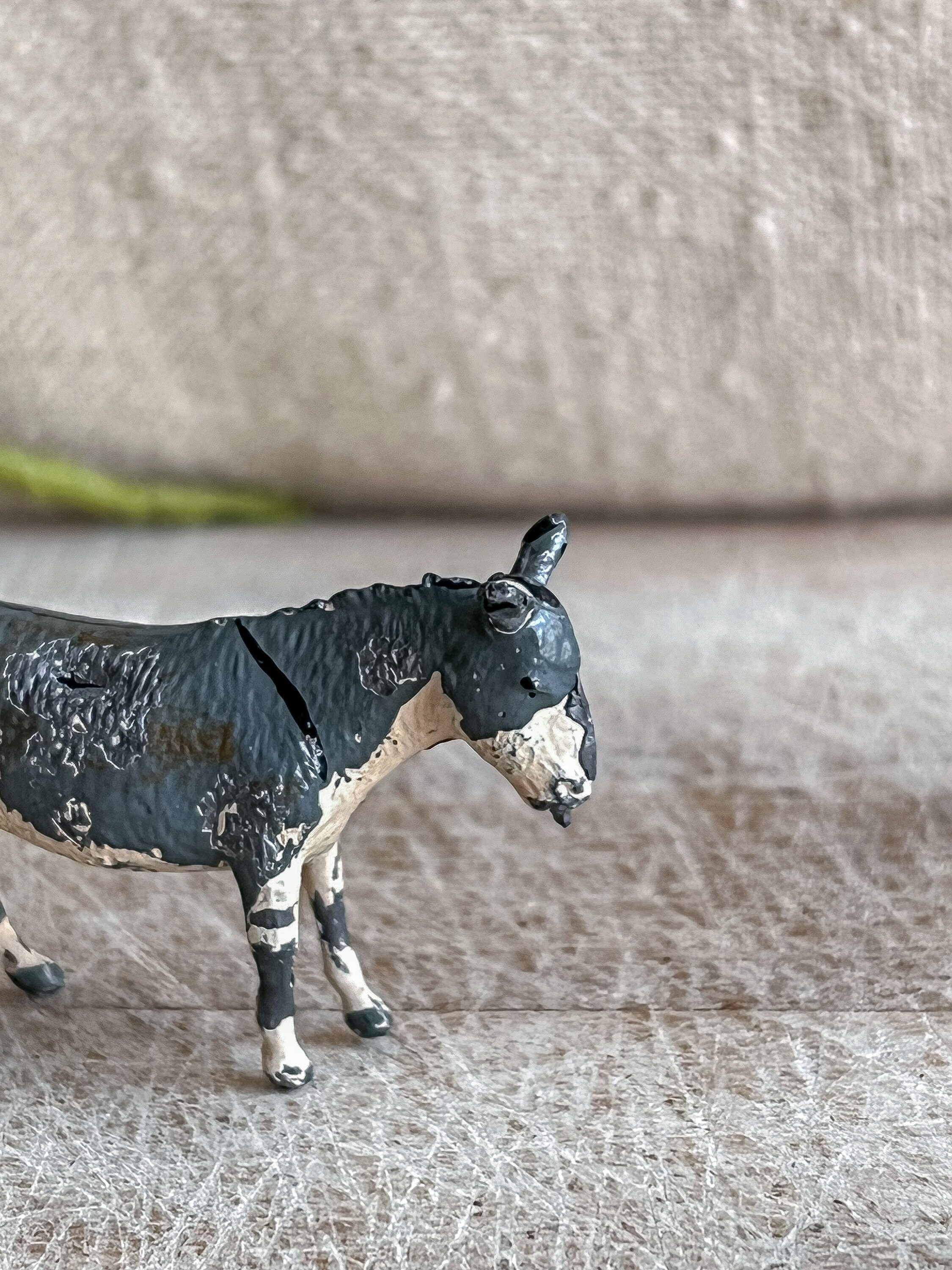 Set of 2 Antique Metal Donkey Figurines / Metal Farm Toys / Etsy