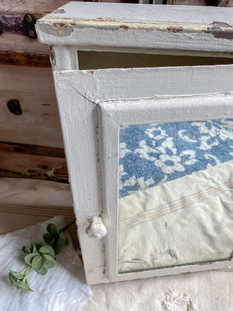 Antique White Metal Medicine / Vintage Decor / Antique Etsy