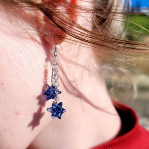 Gemini ACNH Star Fragment Inspired Earrings / ACNH Jewelry / Gamer Earrings/ Zodiac Stars