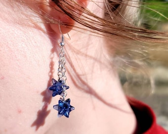 Gemini ACNH Star Fragment Inspired Earrings / ACNH Jewelry / Gamer Earrings/ Zodiac Stars