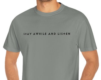 Quédate un rato y escucha la camiseta inspirada en Diablo