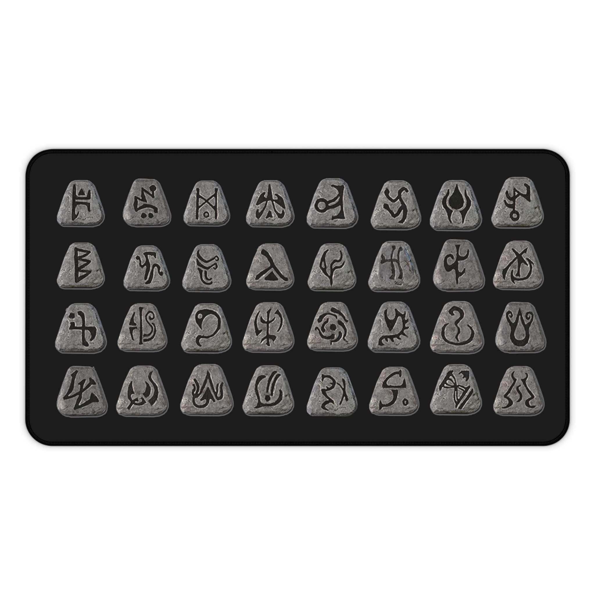 Magic Rune Mat Cap Gamer's Diablo Runes Desk Mat - Antislip Neoprene Workspace Pad - Etsy