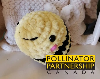 Handmade Crochet Amigurumi Small Soft Bee Plush