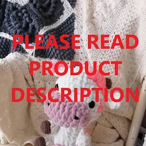 CUSTOM Amigurumi Crochet Plushies Made to Order Please Read Description image 1