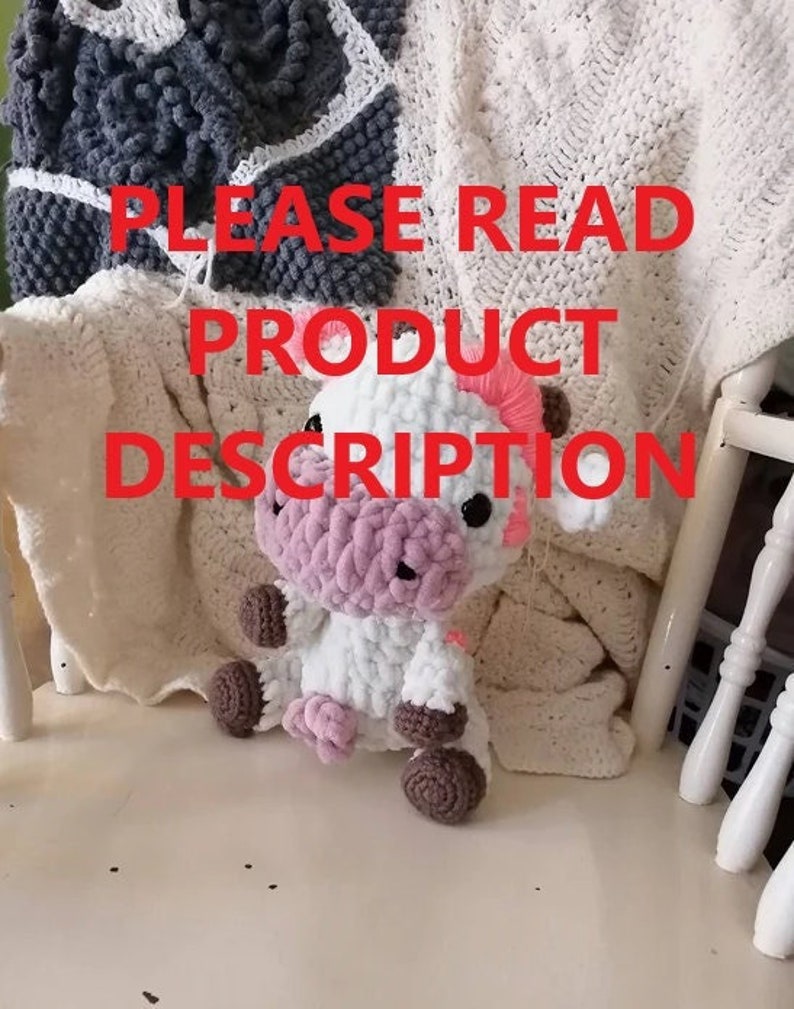 CUSTOM Amigurumi Crochet Plushies Made to Order Please Read Description image 1