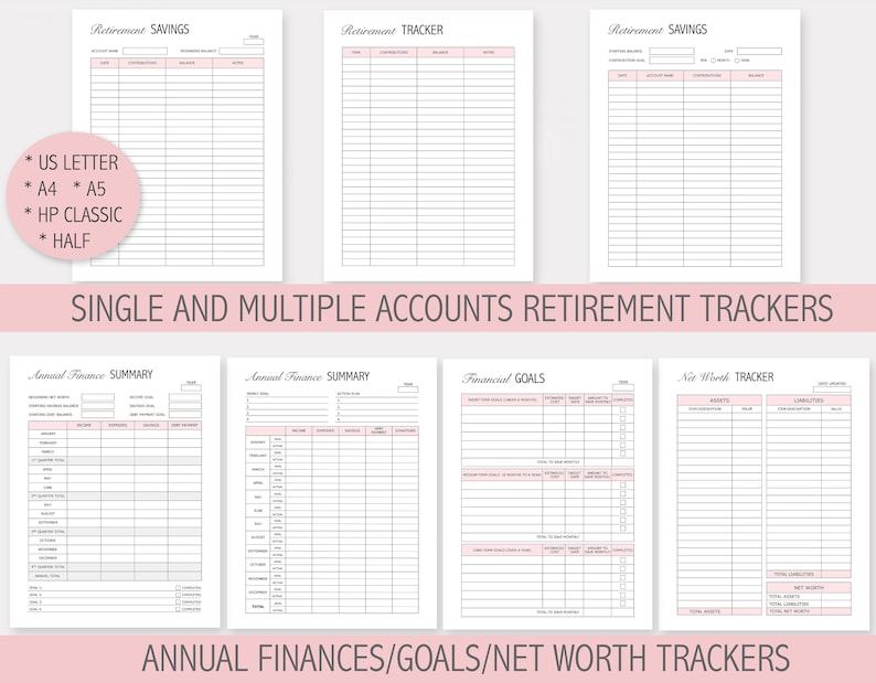 Budget Planner Printable, PDF, Paycheck Budget, Bi-Weekly, Monthly, Financial Planner, Finance Bundle, Budget Planner, Debt, Income image 7