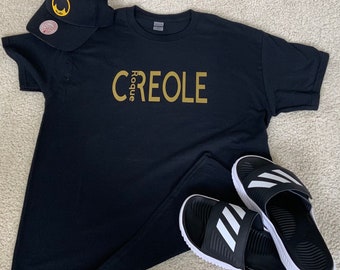 Creole Loops PERLINES Black and Gold