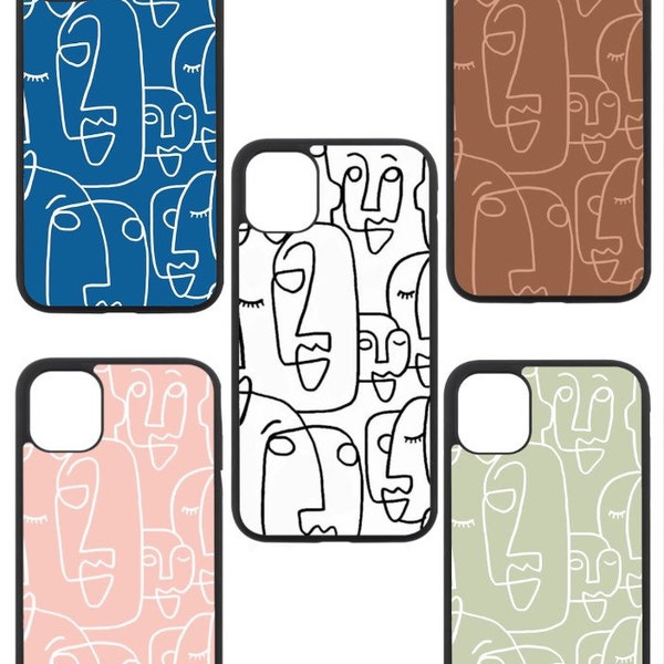 Gezichten telefoonhoesje