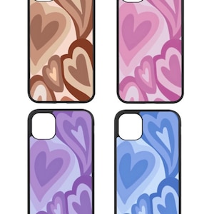 Swirl Hearts Phone Case