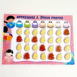 Motivation board, Potty training, Child routine