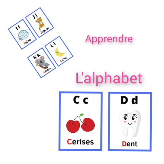 Jeu Alphabet En Bois Vanmor – 52 Lettres Majuscules/minuscules Avec Cartes Flash Trafic – Montessori – Dès 3 Ans