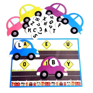 Jeu de Lecture, Jeu des Sons, Apprendre les Lettres, Alphabet, Activité Montessori, PDF à Imprimer, Fiches Maternelle, PDF