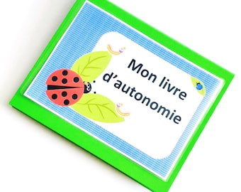 activity workbook in French, activity book, Montessori material, PDF, learning kit, to download, book to print,