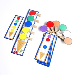 Impara i colori, Attività sui colori per la scuola materna, Gioco dei colori Montessori, Gioco dei colori, Gioco stampabile, Fogli di lavoro per la scuola materna.
