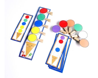 Apprendre les couleurs, Activité couleurs maternelle, Jeu des couleurs Montessori, Jeu des couleurs, Jeu à imprimer, Fiches maternelle.