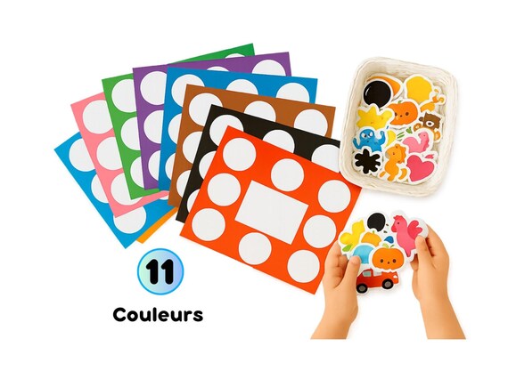 Apprendre les Couleurs Maternelle PDF | Activité Montessori Enfant | Jeu Éducatif Couleurs à Imprimer | Fiches Nomenclature et Tri