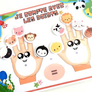 Apprendre à compter et  Dénombrer de 1 à 10
