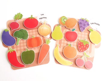 Tri légumes et fruits, Activité maternelle, Fiche Maternelle, Activité ludique enfant, Fiche à imprimer pour enfant