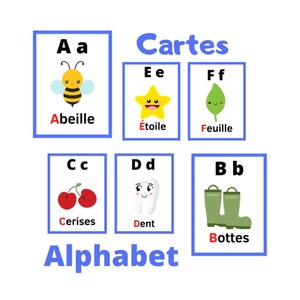 Tarjetas del abecedario, Tarjetas de memoria del abecedario, Letras Montessori, Tarjetas de aprendizaje, Juego de letras para imprimir, Materiales Montessori,