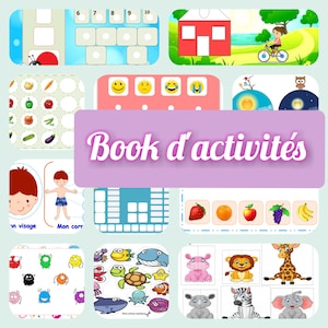 Livre d'activité Montessori, Book d'activités, Activité à plastifier, image 1