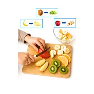 Ma Salade de Fruits – Activité Éducative PDF à Imprimer | Association Visuelle Fruits Entiers & Coupés | 12 Cartes Montessori