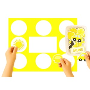 Learn Colors for Kindergarten PDF | Montessori Activity for Kids | Printable Educational Color Game | Nomenclature and Sorting Sheets image 6